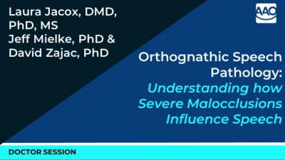 Orthognathic Speech Pathology: Understanding How Severe Malocclusions Influence Speech icon