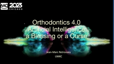 2023 AAO Annual Session - Orthodontics 4.0: Artificial Intelligence, A Blessing or A Curse icon