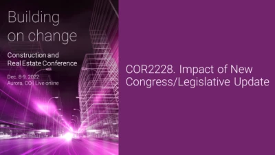 Impact of New Congress/Legislative Update icon