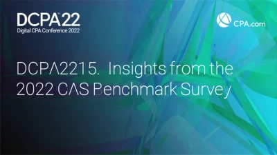 Insights from the 2022 CAS Benchmark Survey icon