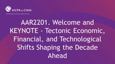 Welcome and KEYNOTE - Tectonic Economic, Financial, and Technological Shifts Shaping the Decade Ahead icon