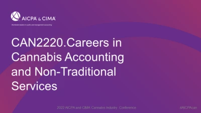 Careers in Cannabis Accounting and Non-Traditional Services icon
