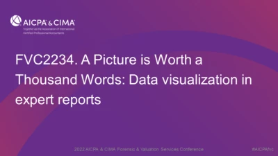 A Picture is Worth a Thousand Words: Data visualization in expert reports icon