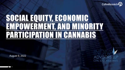 Social Equity, Economic Empowerment, and Minority Participation in Cannabis icon