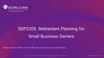 Retirement Planning for Small Business Owners icon