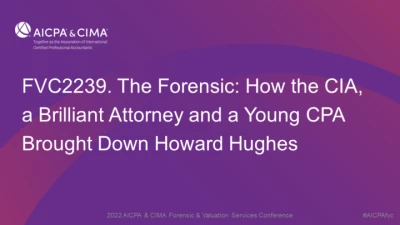 The Forensic: How the CIA, a Brilliant Attorney and a Young CPA Brought Down Howard Hughes icon