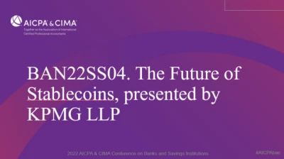 The Future of Stablecoins, presented by KPMG LLP icon