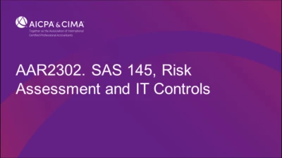 SAS 145, Risk Assessment and IT Controls icon