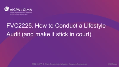 How to Conduct a Lifestyle Audit (and make it stick in court) icon