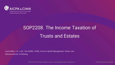 The Income Taxation of Trusts and Estates icon