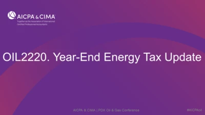 Year-End Energy Tax Update icon