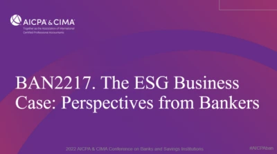 The ESG Business Case: Perspectives from Bankers icon