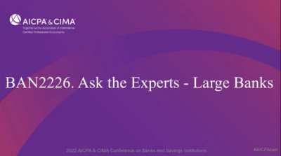 Ask the Experts - Large Banks icon