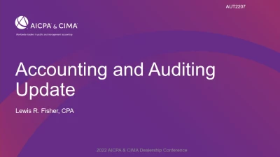 Accounting & Auditing Update icon