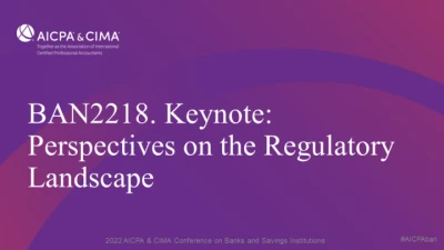 Keynote: Perspectives on the Regulatory Landscape icon