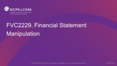 Financial Statement Manipulation icon