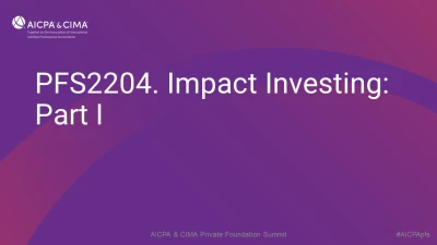 Impact Investing: Part I icon