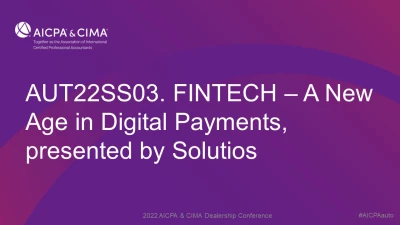 FINTECH – A New Age in Digital Payments, presented by Solutios icon