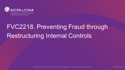 Preventing Fraud through Restructuring Internal Controls icon