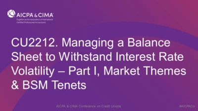 Managing a Balance Sheet to Withstand Interest Rate Volatility – Part I, Market Themes & BSM Tenets icon