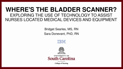 Where’s the Bladder Scanner? Using Technology to Automate the Tracking of Medical Equipment and Devices icon
