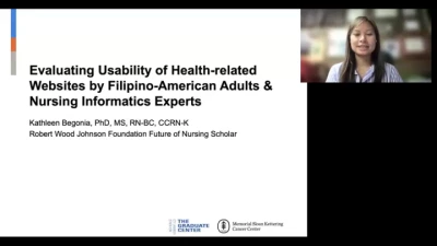 Evaluating Usability of Health-Related Websites by Filipino-American Adults and Nursing Informatics Experts icon