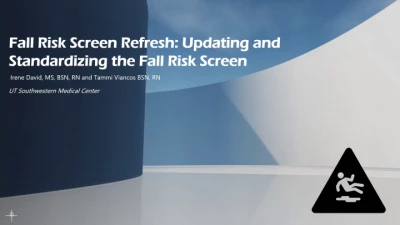 Fall Risk Screen Refresh: Updating and Standardizing the Fall Risk Screen icon