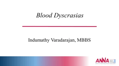 Blood Dyscrasias icon