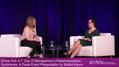 Dinner N.E.X.T. Day 2| Management of Myelodysplastic Syndromes: A Panel Event Presentation by Bristol-Myers Squibb icon