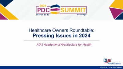 Healthcare Owners Roundtable: Pressing Issues in 2024 icon
