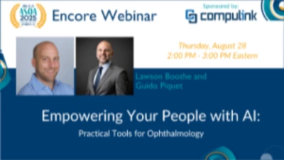 Annual Meeting Encore: Empowering Your People with AI: Practical Tools for Ophthalmology