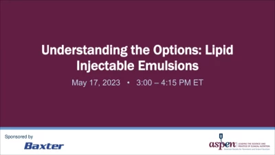 Understanding the Options: Lipid Injectable Emulsions icon