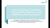 Improving Care Transitions through Risk Reduction with Machine Learning Support icon