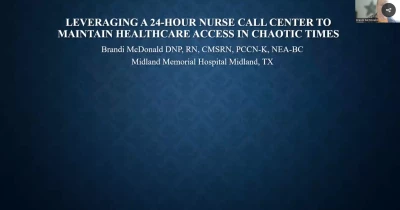 Leveraging a 24-Hour Nurse Call Center to Maintain Healthcare Access in Chaotic Times icon