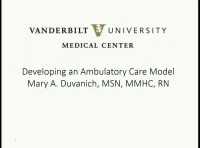 Developing an Ambulatory Care Model icon