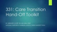 Care Transition Hand-Off Toolkit icon