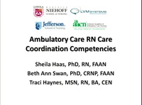 Ambulatory Care RN Care Coordination Competencies icon
