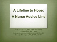 A Lifeline to Hope: A Nurse Advice Line icon