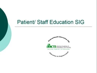 Patient/Staff Education SIG icon