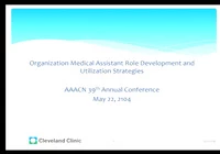 Organization Medical Assistant Role Development and Utilization Strategies icon
