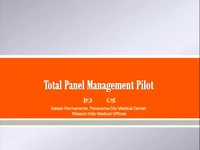 Total Panel Management Pilot: Creating Capacity for Member Clinic Visits in Pediatrics: An Innovative Way to Transform and Re-Imagine How We Deliver Pediatric Care to Our Members with the Use of Technology icon