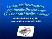 In-Brief Session: Leadership Development of a Culturally Diverse Team in the Arab Muslim Context; Transition to Practice icon