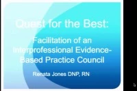 Quest for the Best - Interprofessional Evidence-Based Practice Council icon