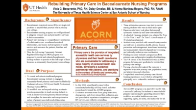 Rebuilding Primary Care in Baccalaureate Nursing Programs icon