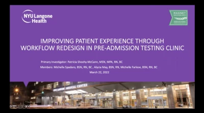 Improving Patient Experience through Workflow Redesign in Pre-Admission Testing Clinic icon