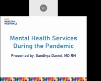 Mental Health Services during the Pandemic icon