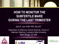 Monitoring the Subfertile Mare During the Last Trimester icon
