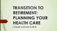 Transitioning to Retirement: Health Care Considerations icon