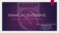 Financial Statements: Your Businesses Past, Present and Future: Taking Advantage of Your Most Valuable Management Tools icon