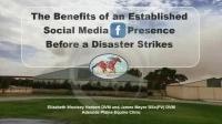 The Benefits of Transitioning into Social Media via Facebook Before a Disaster icon